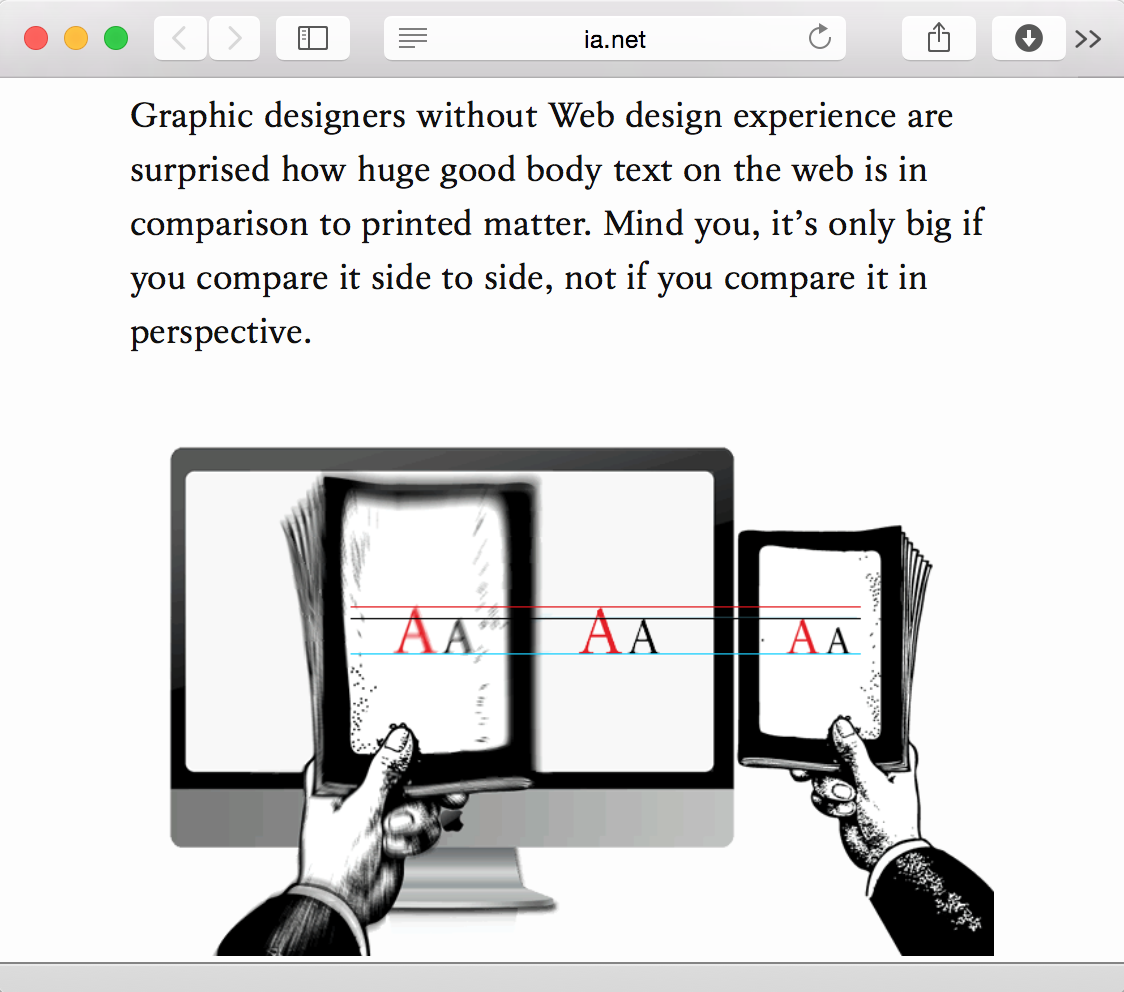 Ia responsive typography